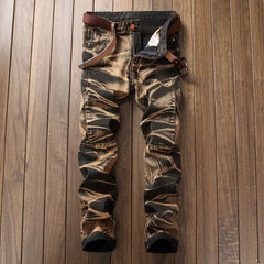 Men's Jeans Men's Pants Straight Tube Retro Pants