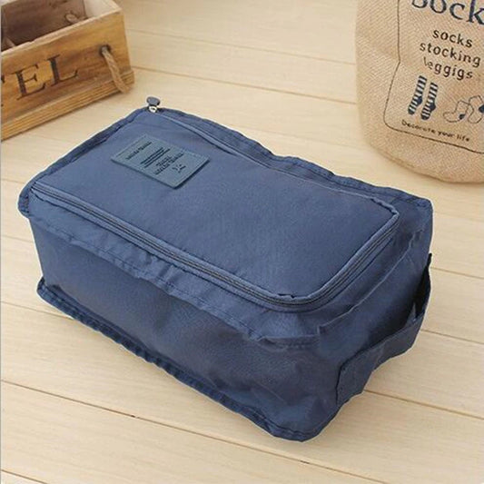 Borsa per abbigliamento per scarpe impermeabili comoda busta da viaggio da viaggio in nylon borse organizzatore portatili di smistamento della scarpa multifunzione