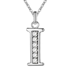 26 lettres anglaises à mode tendance couple de mode créative simple collier de mode cloué en diamant simple en diamant