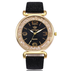 Frauen kreative Uhren wasserdichte Uhr Quarz Ultra-dünn minimalistische Uhr für Frauen (Gold, eine Größe)