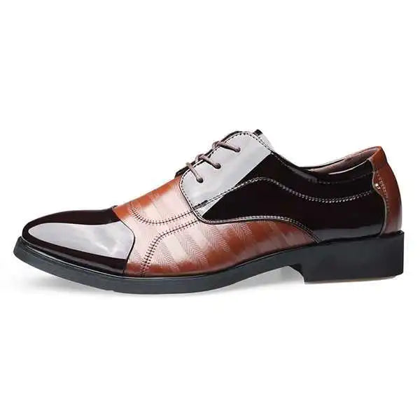 2527 Großgröße speicherte Lederschuhe Herren Business Dress Schuhe Mode Schnalle Hochzeitsschuhe