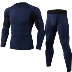 Ensemble de sports de base de base de base thermique d'hiver pour hommes