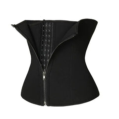 Women's Bucket Body-shaping Clothes Zipper Abdominal Belt Palace Corset Waistband Lose Belly Plastic Belt