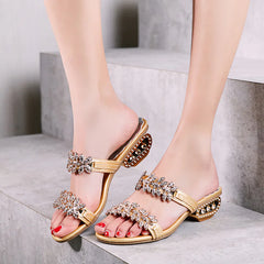 Chunky Heel Female New Style Sandals Slippers