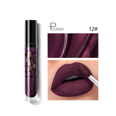 12 Colors Waterproof Lip Glaze Matte Velvet Lipstick Lipgloss