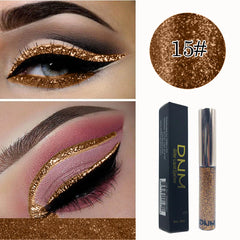 Color abbagliano paillettes di perle luccicanti eyeliner diamantato