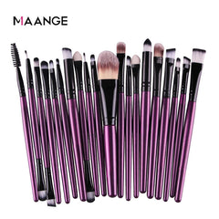 20pcs Make -up Pinsel Set Lidschattenfundamentpulver Eyeliner Esseltat