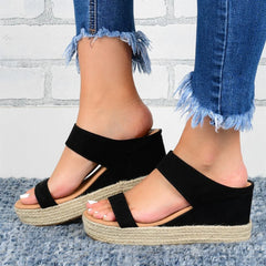 Platform Hollow Non-slip Sandals