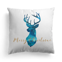 Christmas Watercolor Pillowcase Festival Homeware Heartwarming Cushion Cover