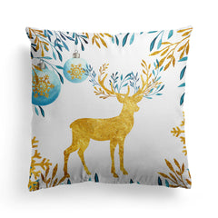 Christmas Watercolor Oreadcase Festival Festival Homeware Couvre de coussin réconfortant