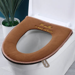 Salle de restauration Zipper Universal Plux chaude maison confortable Home Soft Toilet Soupt Couvercle de siège de toilette d'hiver