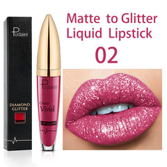 Glitter Sequin Waterproof Lip Liquid Lip Balm Mask