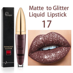 Glitter Sequin Waterproof Lip Liquid Lip Balm Mask