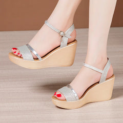 Wedge Heel High Heel Sandals Ladies Platform Sandals