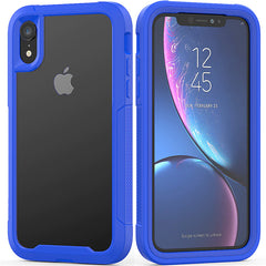 Case de teléfono de armadura híbrida híbrida para iPhone 12 11 XR XS MAX 8 7 Plus para iPhone 11Pro Max 6s Plus PC duro TPU 2 IN1 Cubierta completa