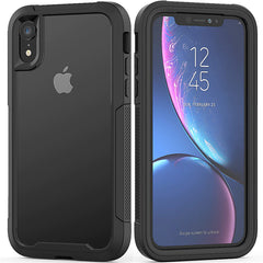 Case de teléfono de armadura híbrida híbrida para iPhone 12 11 XR XS MAX 8 7 Plus para iPhone 11Pro Max 6s Plus PC duro TPU 2 IN1 Cubierta completa