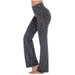 Mujer pantalones de yoga de ocio de la cintura alta