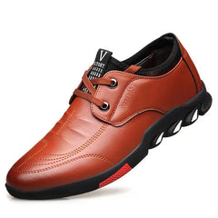 Winter Business Affairs Leisure Time Leather Shoes Men Ventilation Fashion Tie Shoes