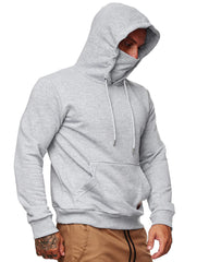 Herbst Herren -Kapuze -Sweatshirt Langarm Top Casual Modetrendy Loose Street Hoodie