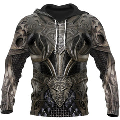 Templars Knight Hoodie 3D Moda impresa Sportswear Harajuku Street Loose Plus Sallwear Ropa para hombres