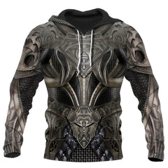 Templar Knight Hoodie 3D Printed Fashion Sportswear Harajuku Street Loose Plus Size Streetwear Men's Clothing