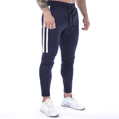 Pantaloni di fitness muscolare maschile sport lunghi pantaloni da corsa casual allenamento slim fit pantaloni