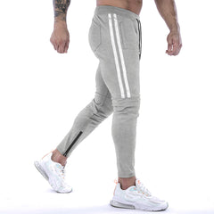 Men's Muscle Fitness Sports Long Pants Casual Running Training Slim Fit Pants