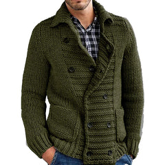 Pulls tricotés hommes Nouveau bouton Plackeet Cardigan Poulain Veste en manteau