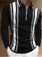 Men's Autumn Long-sleeved Polo Shirt