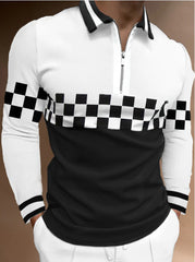 Men's Autumn Long-sleeved Polo Shirt