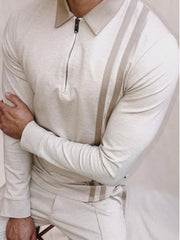 Men's Autumn Long-sleeved Polo Shirt