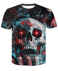 Men's Polyester Fiber Digital Print Casual Top