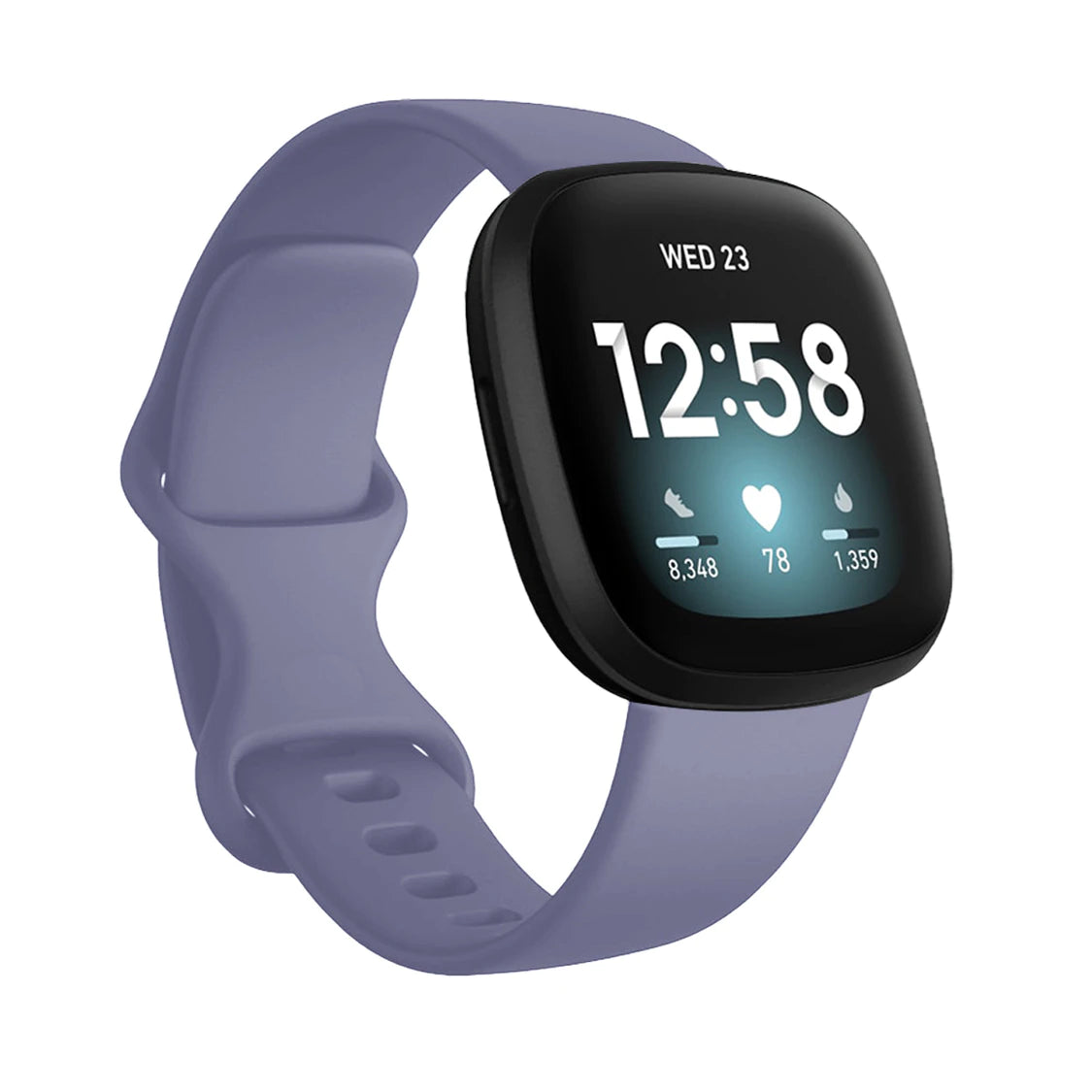 Banda da polso in silicone colorato per Fitbit Versa 3 e Sense