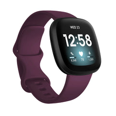 Band de bracelet en silicone coloré pour Fitbit Versa 3 et Sense