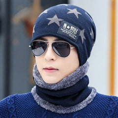 NEU FÜNFISSE STAR-Strickhüte Männer Winter Beanie Caps Frauen Schädel