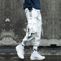 Pantalons de cargaison Hip Hop Track Joggers Men Pantal