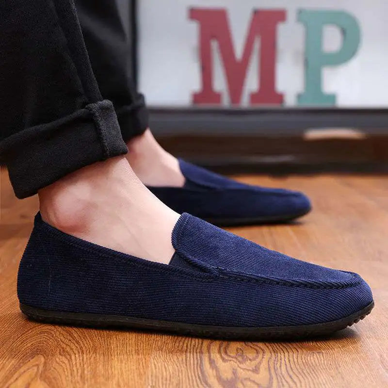 Autumn Men Flats Shoes Slip On Male Loafers Driving Moccasins Homme Men Casual Shoes Fashion Dress Wedding Footwear Summer 2022