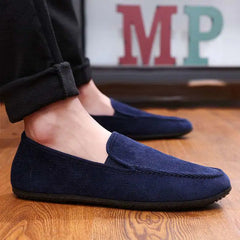 Autumn Men Flats Shoes Slip On Male Loafers Driving Moccasins Homme Men Casual Shoes Fashion Dress Wedding Footwear Summer 2022