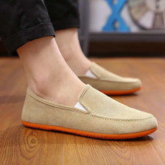 Autumn Men Flats Shoes Slip On Male Loafers Driving Moccasins Homme Men Casual Shoes Fashion Dress Wedding Footwear Summer 2022