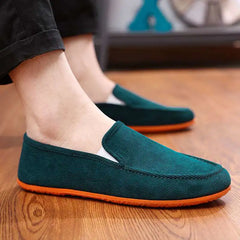 Autumn Men Flats Shoes Slip On Male Loafers Driving Moccasins Homme Men Casual Shoes Fashion Dress Wedding Footwear Summer 2022