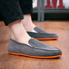 Autumn Men Flats Shoes Slip On Male Loafers Driving Moccasins Homme Men Casual Shoes Fashion Dress Wedding Footwear Summer 2022