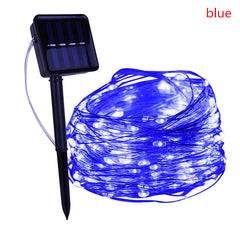 LED Outdoor Solar Lamp String Lichter 100/200 LEDs Fee Feenury Urlaub Hochzeitsfeier Garland Solar Garden wasserdicht für häusliche LED -Dekoration