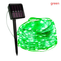 LED Outdoor Solar Lamp String Lichter 100/200 LEDs Fee Feenury Urlaub Hochzeitsfeier Garland Solar Garden wasserdicht für häusliche LED -Dekoration