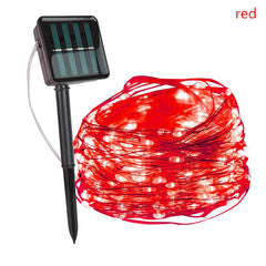 LED Outdoor Solar Lamp String Lichter 100/200 LEDs Fee Feenury Urlaub Hochzeitsfeier Garland Solar Garden wasserdicht für häusliche LED -Dekoration