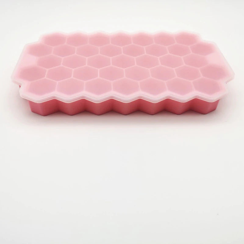 Meilleur 37 Grille Silicone Popsicle Moule de glace Moule de glace Créatif DIY Honeycomb Forme carrée Cube d'outil de boisson froide