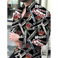 Long Sleeve Luxurious Party Shirt