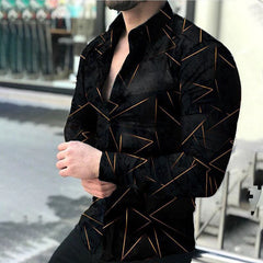 Long Sleeve Luxurious Party Shirt