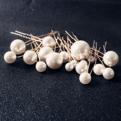 20pcs Pearl Bridal HairPins Suit Ręcznie robione ślubne nakrycie głowy Modna panna młoda Druhna Hair Akcesoria imprezowe PROM PROM TIARA