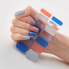 High-quality nail stickers fully pasted 3D hot stamping laser nail polish film stickers fashionable nail stickers.