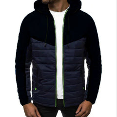 Men Cotton Clothes Hooded Coat